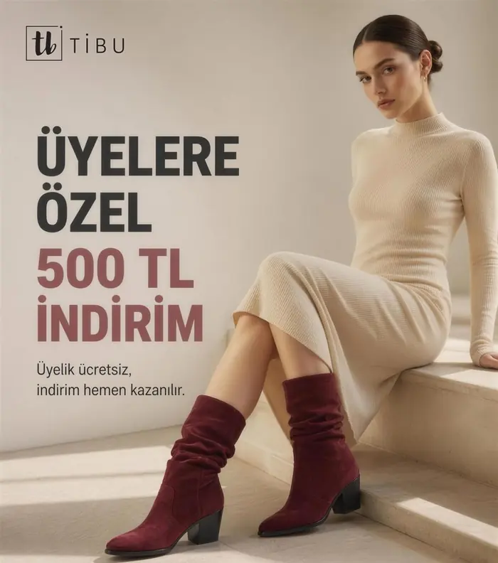 Üyelere özel 500 TL indirim. Üyelik ücretsiz, indirim hemen kazanılır.