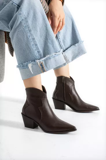 Merlot Western Acı Kahve Flouter Bot | 33-45 Numara