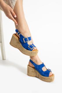 Verona Yazlık Sandalet - Saks Mavi | 33-40 Numara